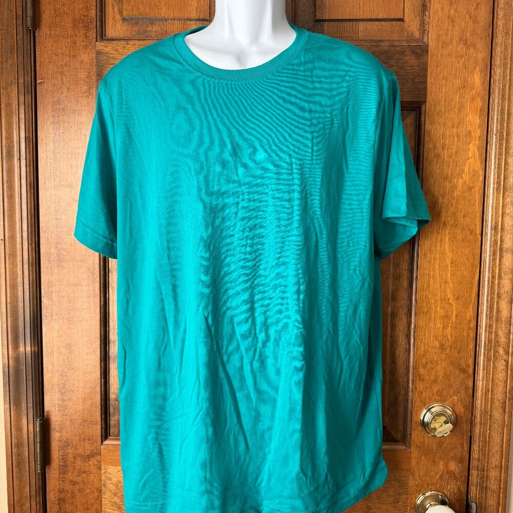 Athletic Works Green Crewneck Short Sleeve Tee XL (46-48)